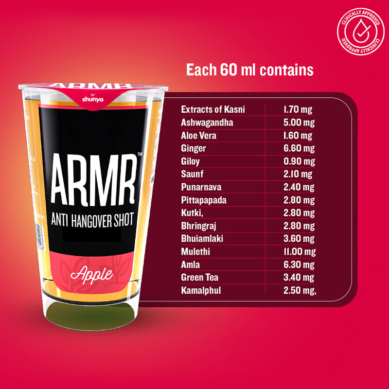 Anti Hangover Shots - Apple