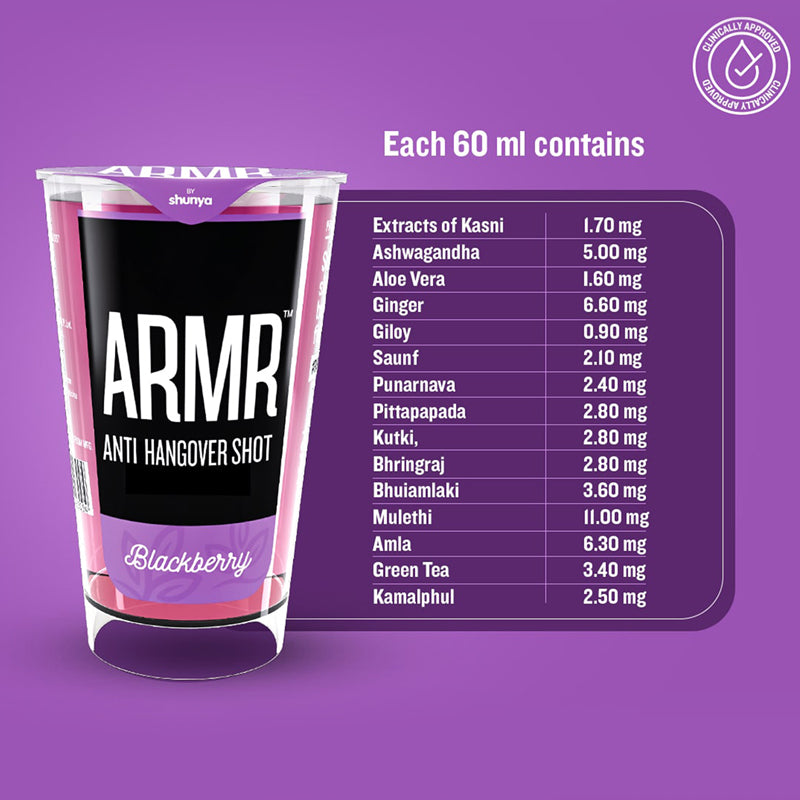 Anti Hangover Shots - Blackberry